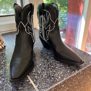 Reformation Otto Mini Western Boot, Cowboy boots Size 9